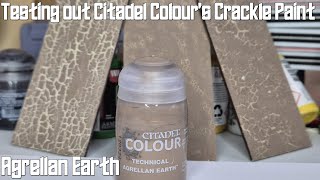 Testing Out Agrellan Earth  Games Workshop Citadel Colour Crackle Paint [upl. by Midge]