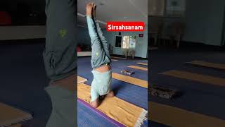 Sirsahasanam Yoga strong neck  blood circulation in head Balance concentration  good health [upl. by Ras209]