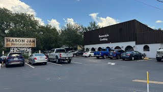 Eating at The Mason Jar Restaurant in Umatilla FL  Homestyle Cooking Restaurant in Lake County [upl. by Redna]