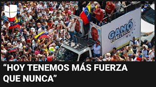 Así se vivió la “protesta mundial” por Venezuela en Caracas “Hoy tenemos más fuerza que nunca” [upl. by Naxor]