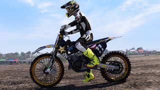 GoPro  One Lap at Matterley Basin  Husqvarna TC125 2Stroke  Motocross of Nations [upl. by Cassella]