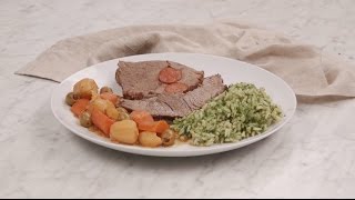 Boliche Cubano Cuban Style Stuffed Beef Roast [upl. by Airym]