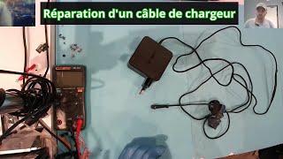 Réparation dun câble de chargeur [upl. by Aivizt]