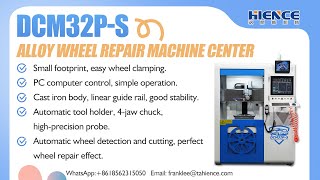 DCM32PS Diamond cutting alloy wheel repair machine rim repair equipment [upl. by Fraser117]