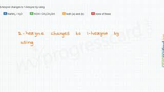 2hexyne changes to 1hexyne by using [upl. by Curr842]