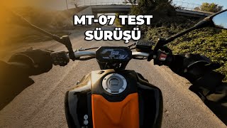 MT07 TEST SÜRÜŞÜ  POV DRIVE  2K  60FPS [upl. by Braasch]