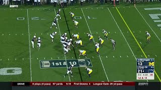 Trace McSorleys 13Yard Touchdown vs Michigan [upl. by Akelam880]