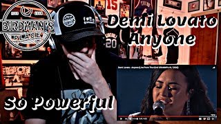 DEMI LOVATO quotANYONEquot  REACTION VIDEO  SINGER REACTS [upl. by Aleinad647]