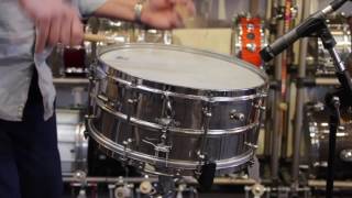 1930’s Slingerland Nickel Over Brass Snare Drum 65x15 [upl. by Ienttirb]