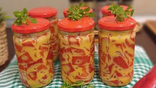 ZIMNICA PREUKUSNE PAPRIKE U SENFU  TOP RECEPT [upl. by Enamrej]