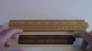 Vintage Rabone Chesterman no1380 folding ruler Made in England [upl. by Burl176]