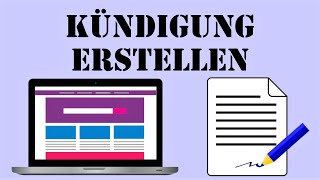 Kündigungsschreiben erstellen 📄 Tutorial Arbeitsvertrag kündigen  Verträge Kündigen Zeit [upl. by Mikeb]