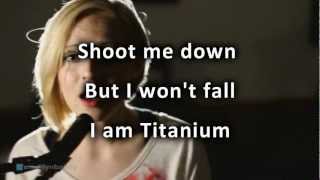 David Guetta  Titanium ft Sia cover by Madilyn Bailey with lyrics HD [upl. by Ahtamas]