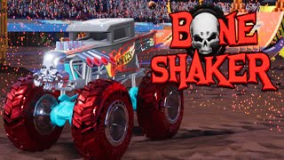 BONE SHAKER Gameplay in Hot Wheels Monster Trucks Stunt Mayhem [upl. by Fernande600]