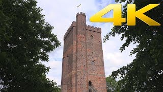 4K  Medieval tower Kärnan in Helsingsborg Sweden [upl. by Steddman]