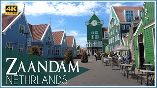 Walking Tour in Zaandam  The great shopping area  The classic mansions  4k [upl. by Allene]