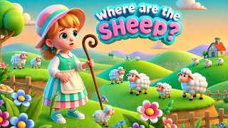 Little Bo Peep Has Lost Her Sheep  Nursery Rhymes amp Kids Songs  Kindergarten [upl. by Elocal]