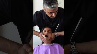 SEVERE TMJ Jaw Pain amp Deviated Septum Adjustment chiropractic shorts drrahim [upl. by Bourke]