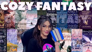 A GUIDE TO COZY FANTASY BOOKS  series and standalone book recs [upl. by Mok]