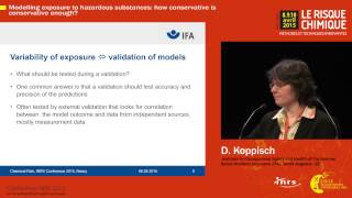 Modélisation de lexposition aux substances dangereuses  D Koppisch [upl. by Rossi849]