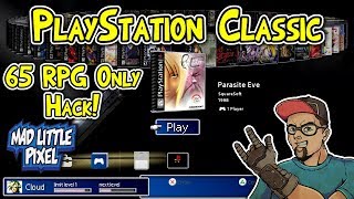 PlayStation Classic 65 RPG Only Game Hack Mod BleemSync Hack Overview [upl. by Shanie]