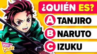 Adivina 50 Personajes de Anime 🐉 🗼🍙 ¿Quién es el personaje  PlayQuiz Trivia [upl. by Lehcor]