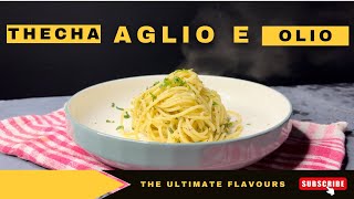 Thecha Aglio e Olio  aglio e olio pasta  10 mins pasta recipe [upl. by Harte]