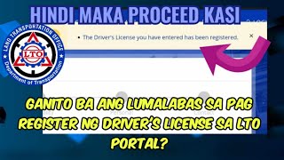 The Drivers License You Have Entered Has Been Registered  Professional Drivers License  Non Prof [upl. by Debby]