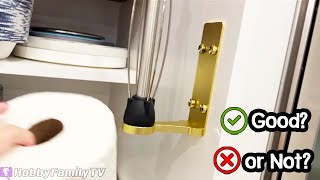 Does This Paper Towel Holder Work Review by HobbyMom [upl. by Hsatan]