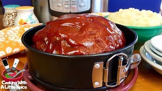 How To Cook Meatloaf And Mashed Potatoes  Instant Pot Recipes [upl. by Savvas]