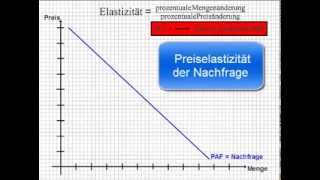 BWL  Preiselastizität der Nachfrage [upl. by Ahsiekan]