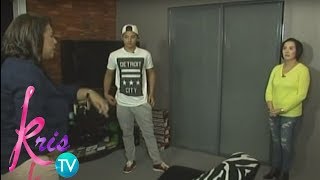 Kris TV Pasilip sa kwarto ni Daniel Padilla [upl. by Ewall692]