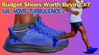 Budget shoes worth buying 7 Under Armour Hovr Turbulence 2 full review budgetrunningshoes [upl. by Atirehc]