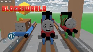 Thomas amp Friends Blocksworld Crashes [upl. by Ateekan]