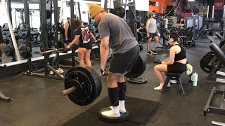 395lb Double Pause Deadlift [upl. by Goodkin]