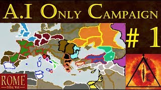 Rome Total War AI ONLY Campaign Part 1 Carthage Invades Rome [upl. by Setsero]