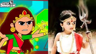 Little singham characters in real life  All cartoon characters [upl. by Encrata384]