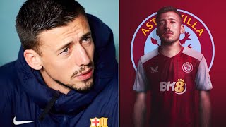 CLEMENT LENGLET LEAVES BARCELONA FOR ASTON VILLA [upl. by Haddad]