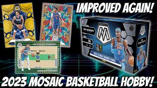 THIS JUST KEEPS GETTING BETTER 2023 Panini Mosaic Basketball Hobby Box [upl. by Etnuahs]