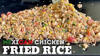 Mexican Fried Rice with AWESOME Griddle Mexican Chicken from MeatChurchBBQ [upl. by Bobbi]