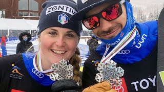 OLIMPIADI INVERNALI PECHINO 2022 SNOWBOARD ARGENTO per MoioliVisintin nello Snowboard Cross [upl. by Ylam]