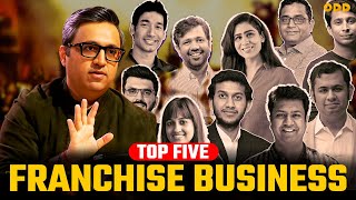 Top Five Franchise Business in India  Franchise in India  Digitalodd [upl. by Adlez]