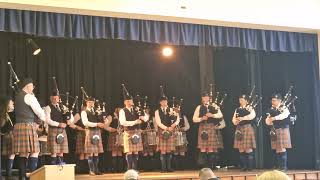 Cullybackey Pipe Band  Co Down Dromore Indoor 2024 [upl. by Kania291]