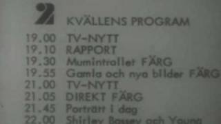 Kanalindelningen i TV 1969 [upl. by Nerred311]