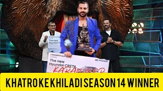 Khatron ke Khiladi Season 14 Winner Karan veer mehra kkk 14 Winner [upl. by Ades]