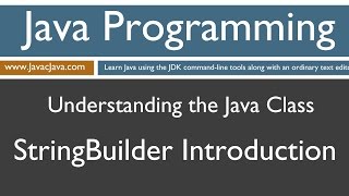 Learn Java Programming  StringBuilder Introduction Tutorial [upl. by Huppert]