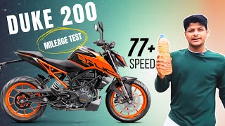 2024 KTM Duke 200 Mileage Test 🔥 [upl. by Barthold]