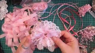 Stunning VintageShabby Brooch Tutorial  jennings644 [upl. by Laekcim]