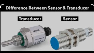 Sensor vs Transducer [upl. by Nnylidnarb]