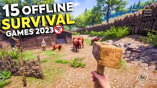 Top 15 Best Offline Survival Games for Android amp iOS 2023 [upl. by Kovacev33]